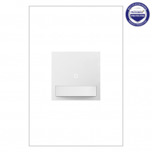 Legrand ASVS12W4 - adorne Motion Sensor Switch, Manual On/Auto Off, White, with Microban