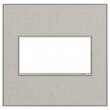 Legrand AWM2GTL4 - adorne? True Linen Two-Gang Screwless Wall Plate