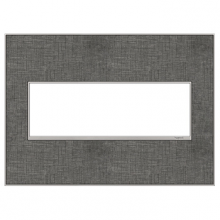 Legrand AWM3GSL4 - adorne? Slate Linen Three-Gang Screwless Wall Plate