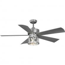 Progress P250011-141-WB - Midvale Collection 5-Blade Galvanized 56-Inch AC Motor Coastal Ceiling Fan