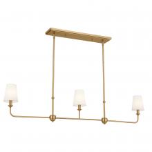 Kichler 52519BNB - Linear Chandelier 3Lt