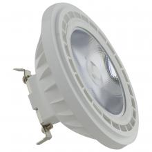 Satco Products Inc. S12244 - 7 Watt; AR111; COB LED; 520 Lumens; G53 Base; 80 CRI; 3000K; 12 Volt; 12 Degree Spotlight Bulb