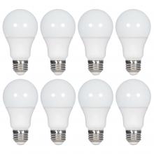 Satco Products Inc. S14463 - 14 Watt A19 LED; 5000K; Non-Dimmable; E26; 80 CRI; 8-pack