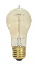 Satco Products Inc. S2424 - 40 Watt A15 Incandescent; Clear; 3000 Average rated hours; 160 Lumens; Medium base; 120 Volt