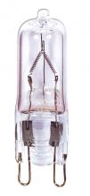 Satco Products Inc. S4617 - 75 Watt; Halogen; T4; Clear; 2000 Average rated hours; 1250 Lumens; Double Loop base; 120 Volt