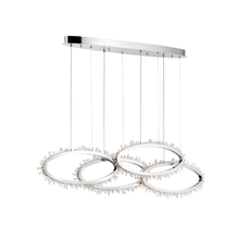 Eurofase 33731-018 - SCOPPIA,4LT LED CHNDLR,LNR,CHR