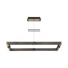Eurofase 37060-015 - ADMIRAL,CHANDLR,LED,RECT,M BLK