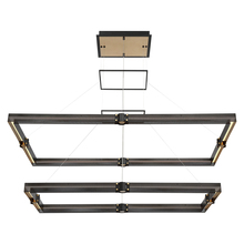 Eurofase 37061-012 - ADMIRAL,CHAND,LED,REC,2TR,M BK