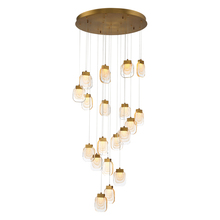 Eurofase 37192-013 - PAGET,CHAND,LED,19LT,RND,GOLD