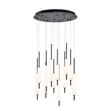 Eurofase 37235-024 - CUMBERLAND,CHAND,12LT,RND,BLK