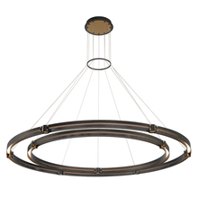 Eurofase 37384-012 - ADMIRAL,CHA,LED,LRG/MED,BK/GOL