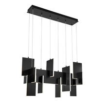 Eurofase 38044-021 - COBURG,EXL,LIN,LED,CHA,BLK