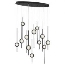 Eurofase 39466-013 - BARLETTA,12LT LED CHAND, BLK
