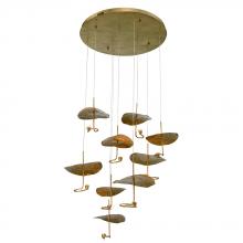 Eurofase 41910-016 - LAGATTO,9LT CHANDELIER,BRZ