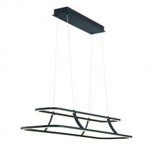 Eurofase 43877-010 - CADOUX,1LT LED CHANDELIER,BLK