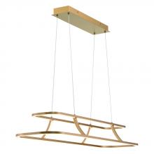 Eurofase 43877-027 - CADOUX,1LT LED CHANDELIER,GLD