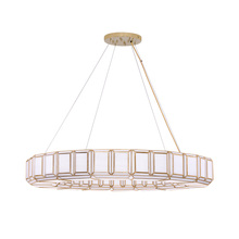Eurofase 46470-010 - BELMONT,16LT 48IN CHA,AQ BRASS