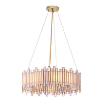 Eurofase 46466-013 - BIRLA, 8LT 28IN CHA, GOLD
