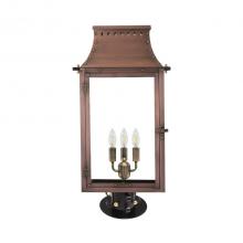 Primo Gas Lanterns BB-22E_CT/PM - Three Light Pier and Post Mount