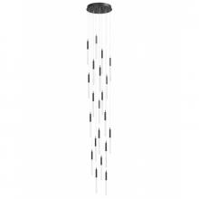 Avenue Lighting HF2021-SNW-BK - Main Street Collection 21 Light Snow Acyrlic Multi Port Pendant
