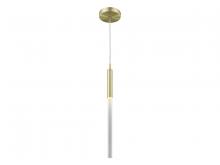 Avenue Lighting HF2020-FR-BB - Main Street Collection 1 Light Frosted Glass Pendant