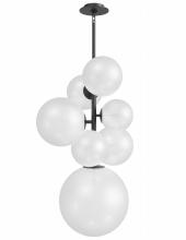 Avenue Lighting HF4277-BK-WHT - Delilah 7 Light Pendant