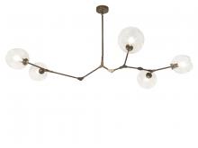 Avenue Lighting HF8085-DBZ - Fairfax Ave. 5 Light Glass Globe Chandelier