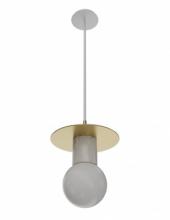 Avenue Lighting HF1951-BB-WHT - Newport Collection 1 Light Pendant
