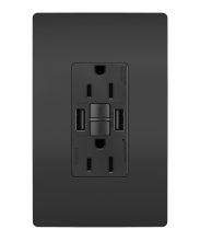 Legrand Radiant 1597TRUSBAABK - radiant® Tamper-Resistant 15A Duplex Self-Test GFCI Receptacles with SafeLock® Protection