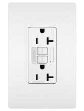 Legrand Radiant 2097NTLTRW - radiant® Tamper-Resistant 20A Duplex Self-Test GFCI Receptacles with SafeLock® Protection