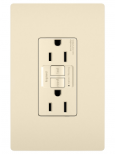 Legrand Radiant 1597TRLA - radiant? Spec Grade 15A Tamper Resistant Self Test GFCI Receptacle, Light Almond