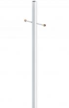 Wave Lighting 293-WH - 8' ALUM POST 2.95 X .050 X 96"